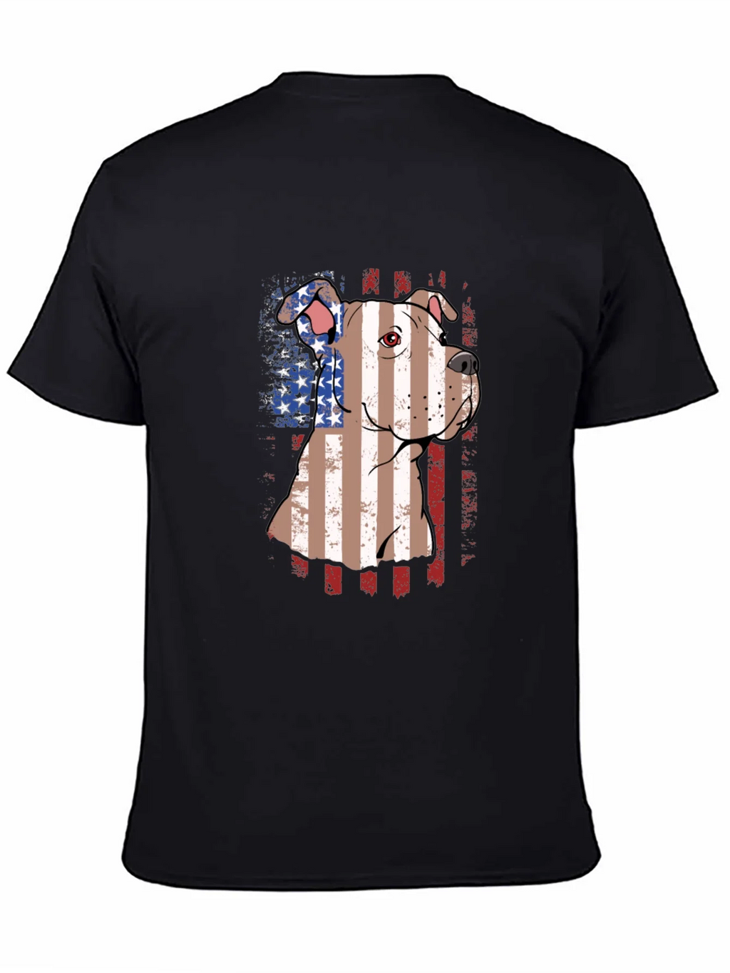 American Pit Bull Dog Patriotic T-Shirt product image 4
