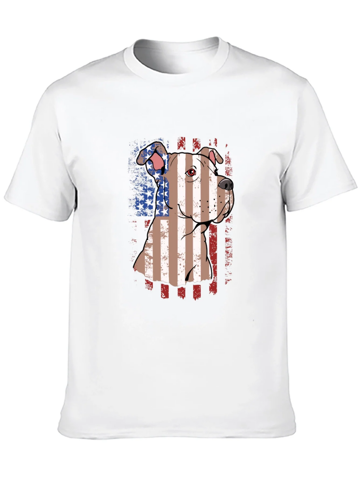 American Pit Bull Dog Patriotic T-Shirt product image 9