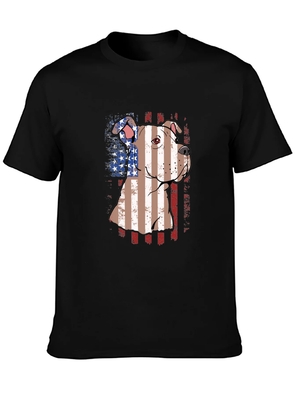 American Pit Bull Dog Patriotic T-Shirt product image 3