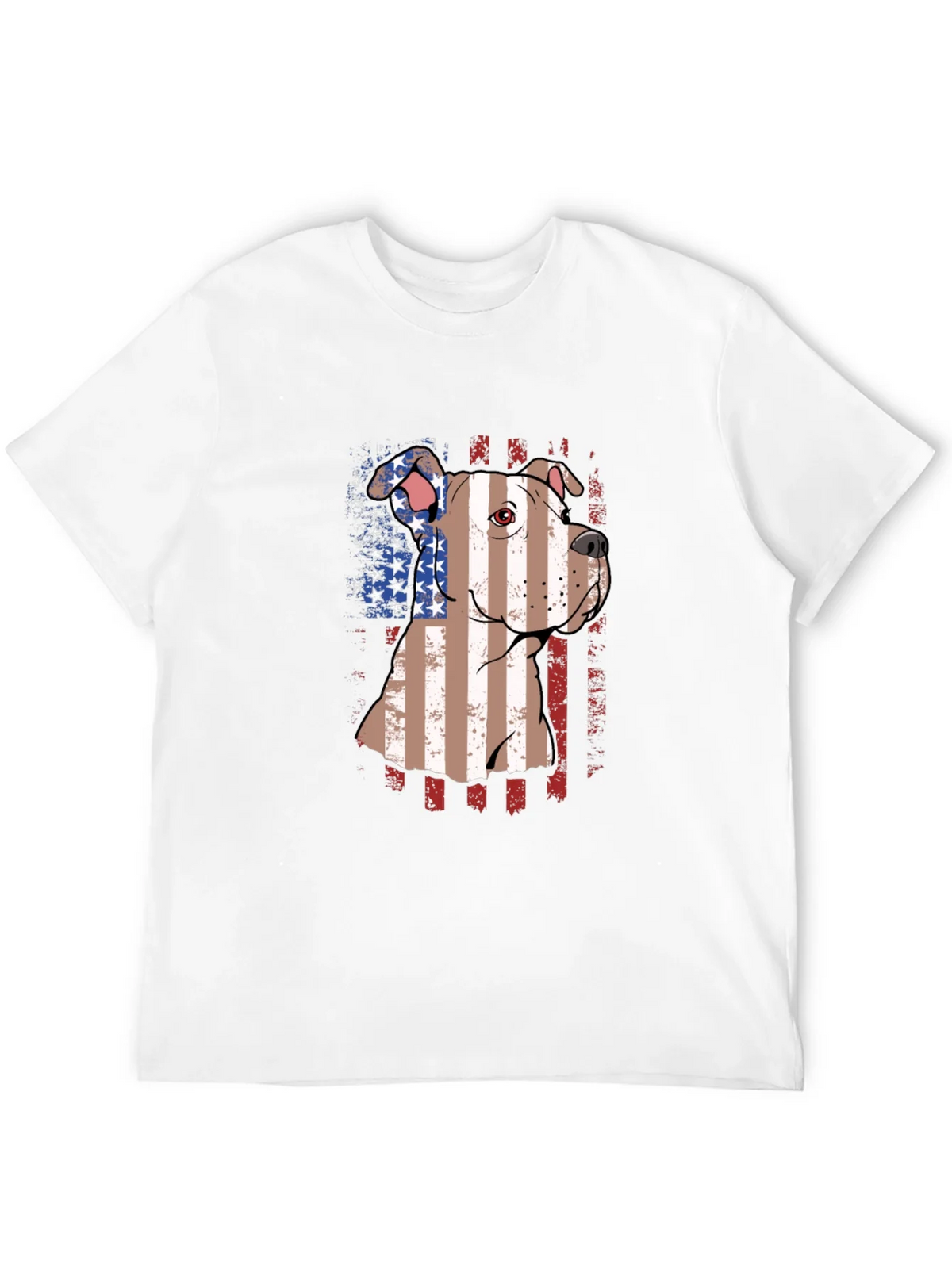 American Pit Bull Dog Patriotic T-Shirt product image 11