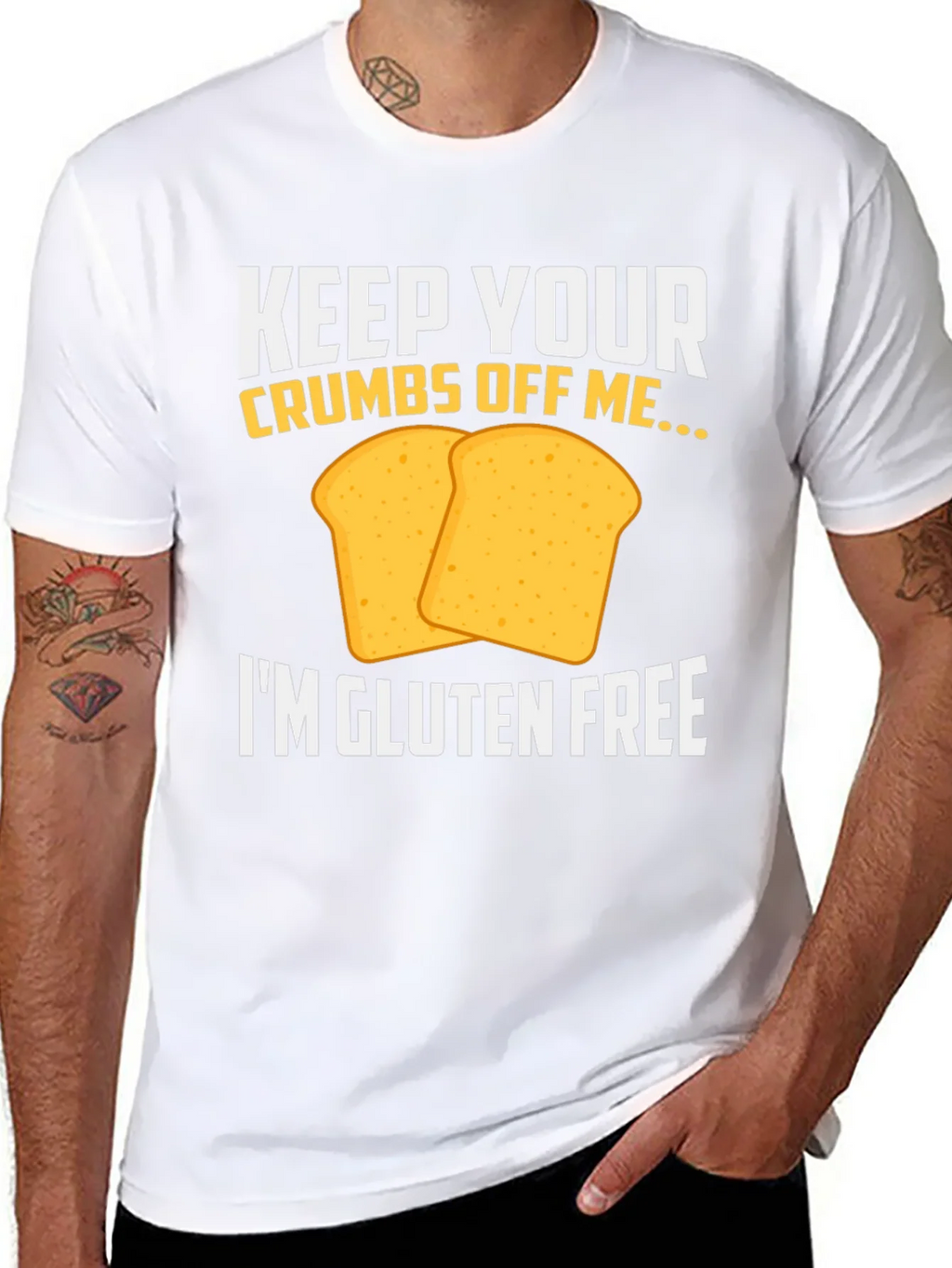 Gluten Free Novelty T-Shirt product image 7