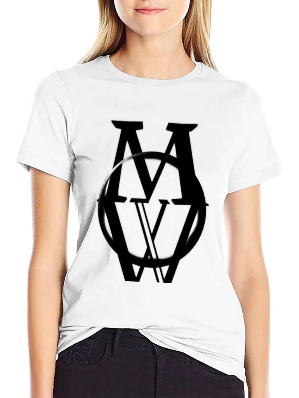 Monochromatic MV Logo Black T-Shirt product image 8