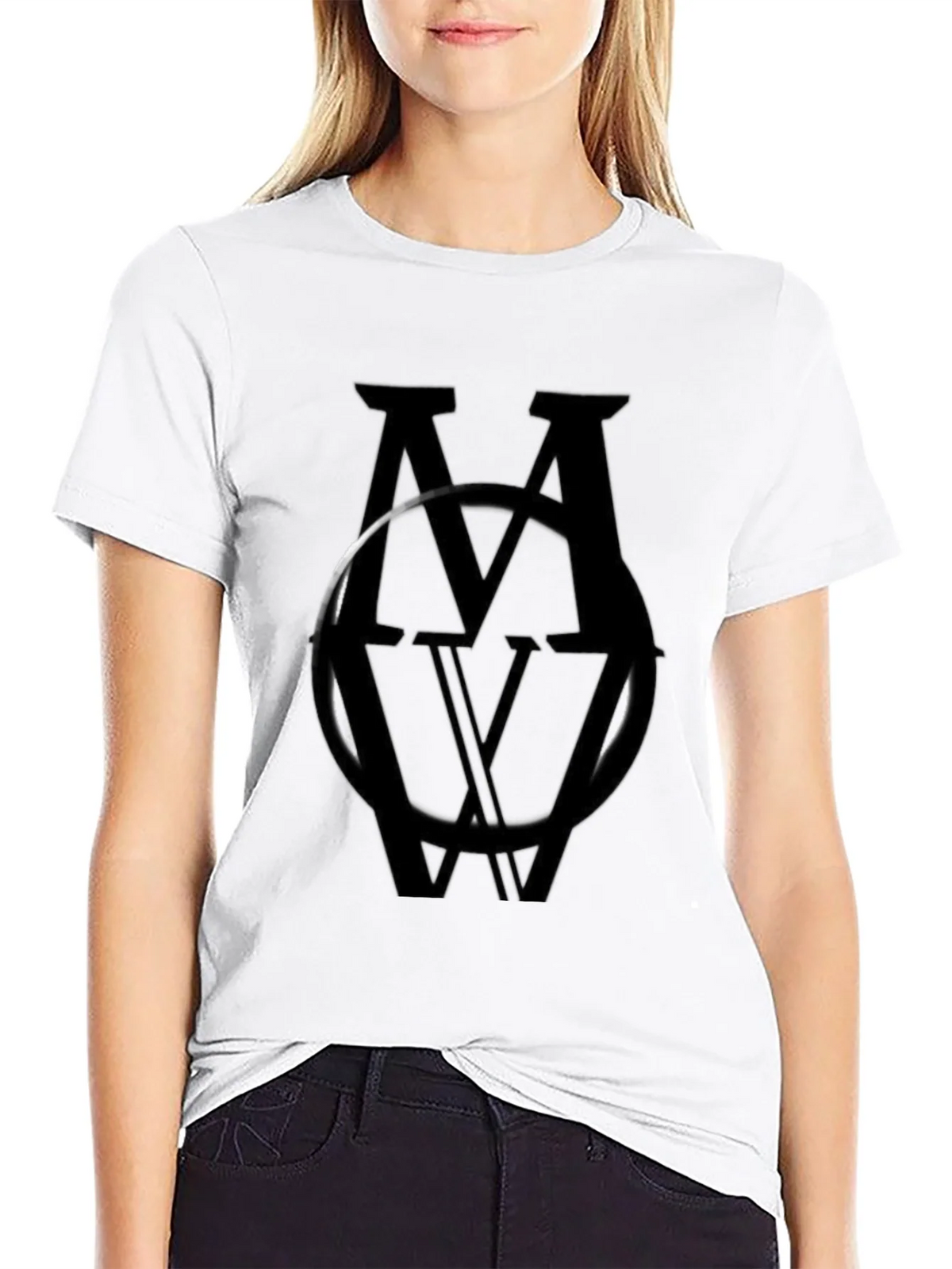 Monochromatic MV Logo Black T-Shirt product image 8