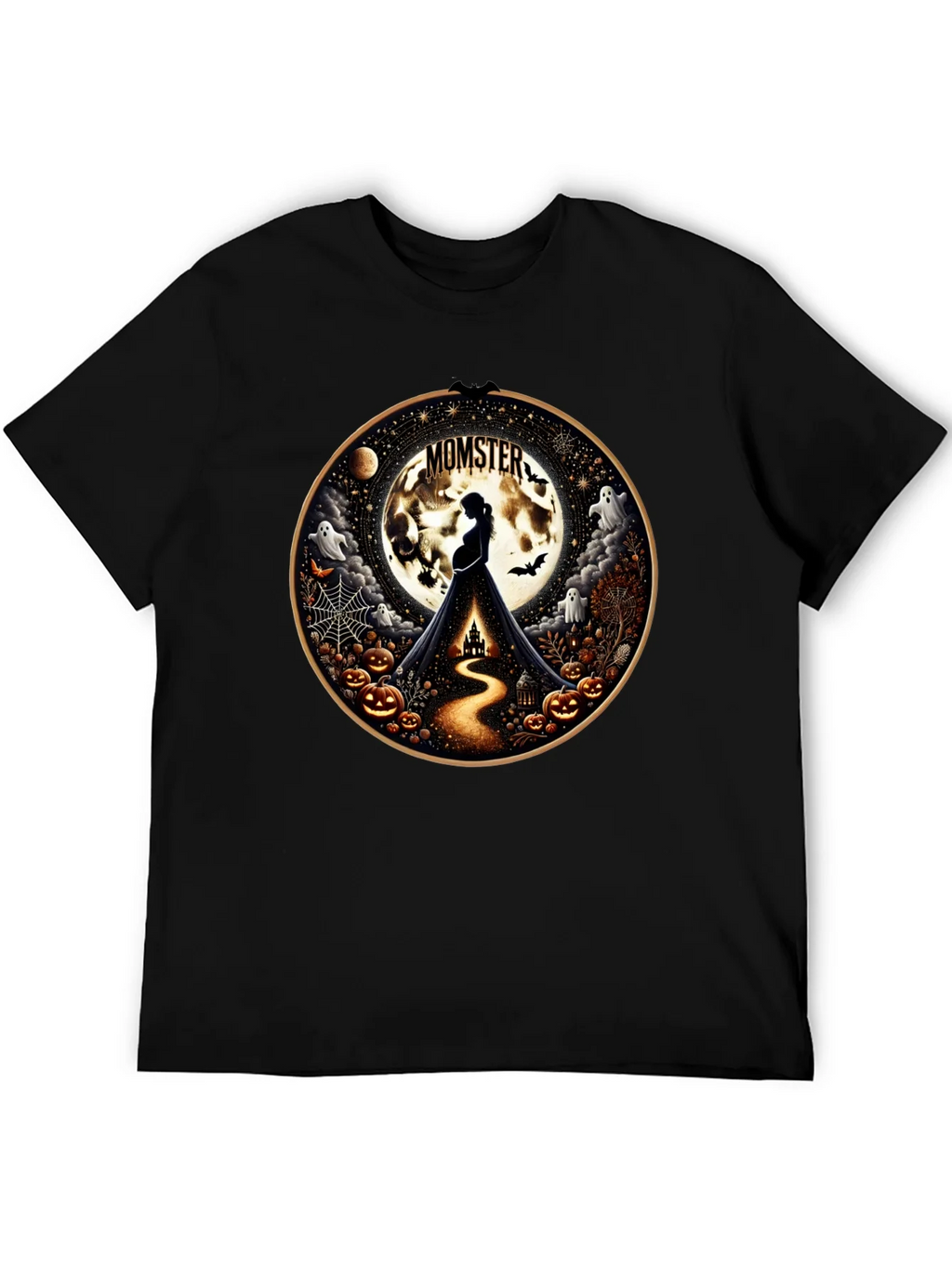 Momster Halloween Pregnancy T-Shirt product image 5