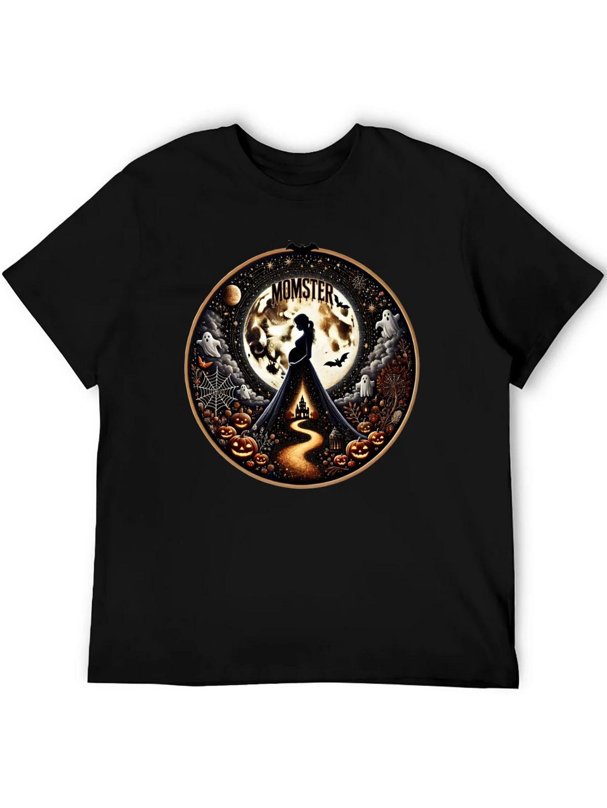Momster Halloween Pregnancy T-Shirt product image 5