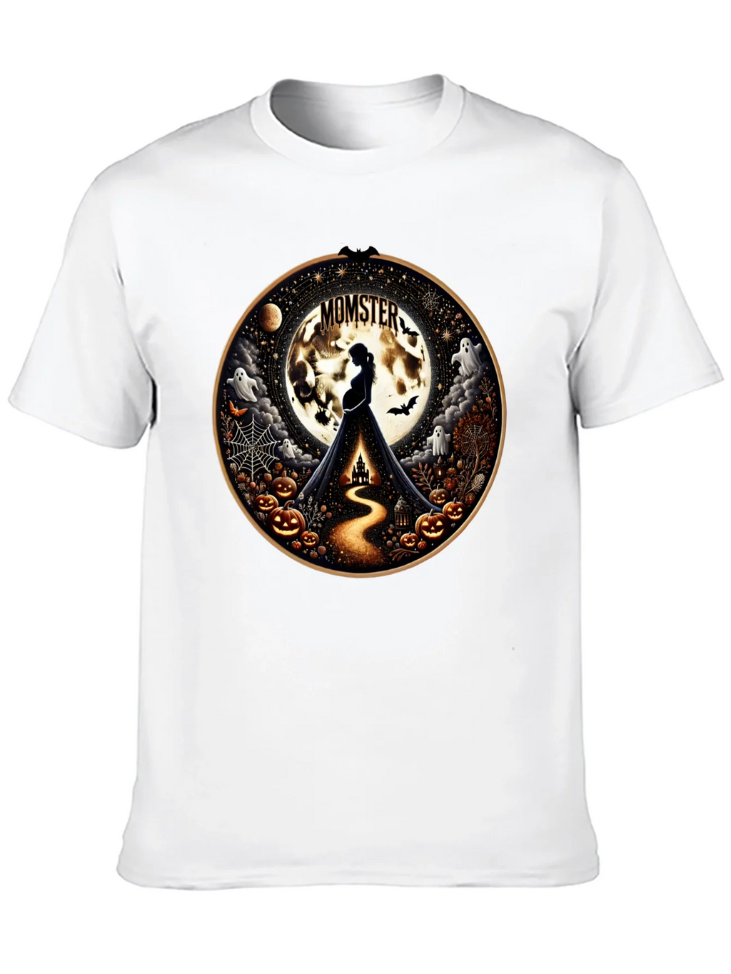 Momster Halloween Pregnancy T-Shirt product image 9