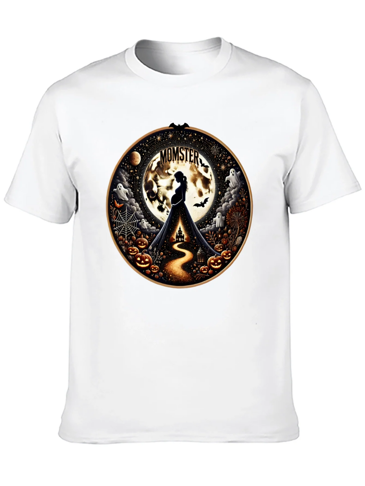 Momster Halloween Pregnancy T-Shirt product image 9