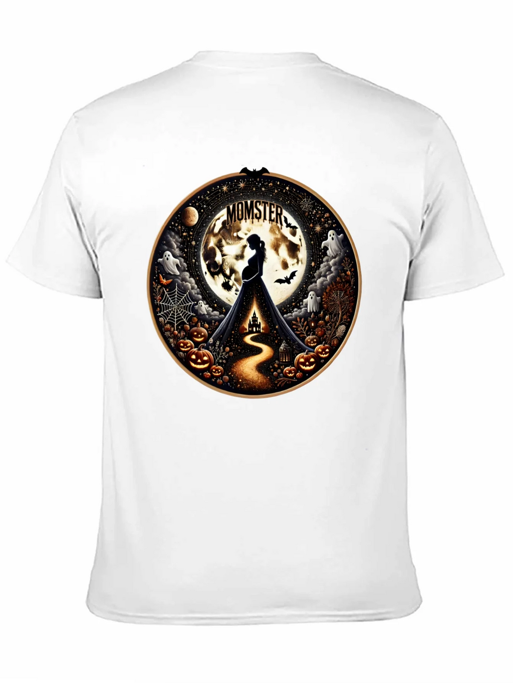 Momster Halloween Pregnancy T-Shirt product image 10