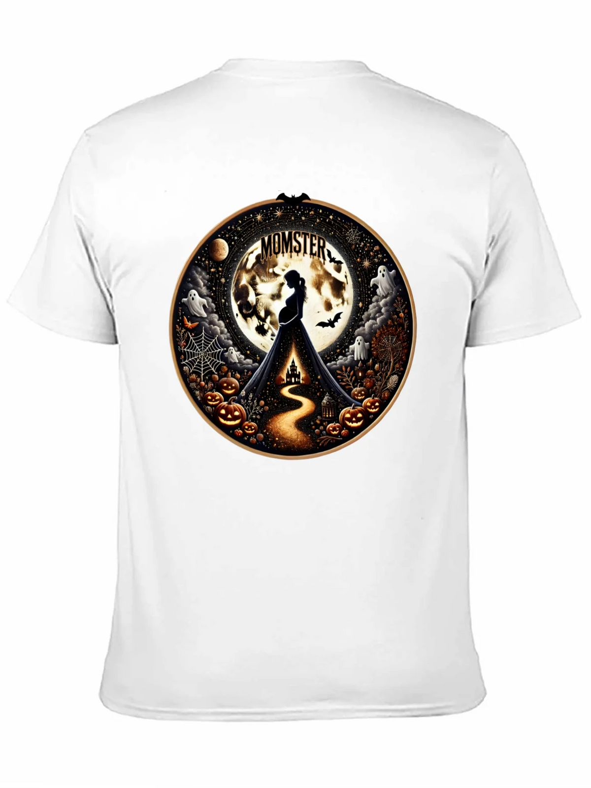 Momster Halloween Pregnancy T-Shirt product image 10