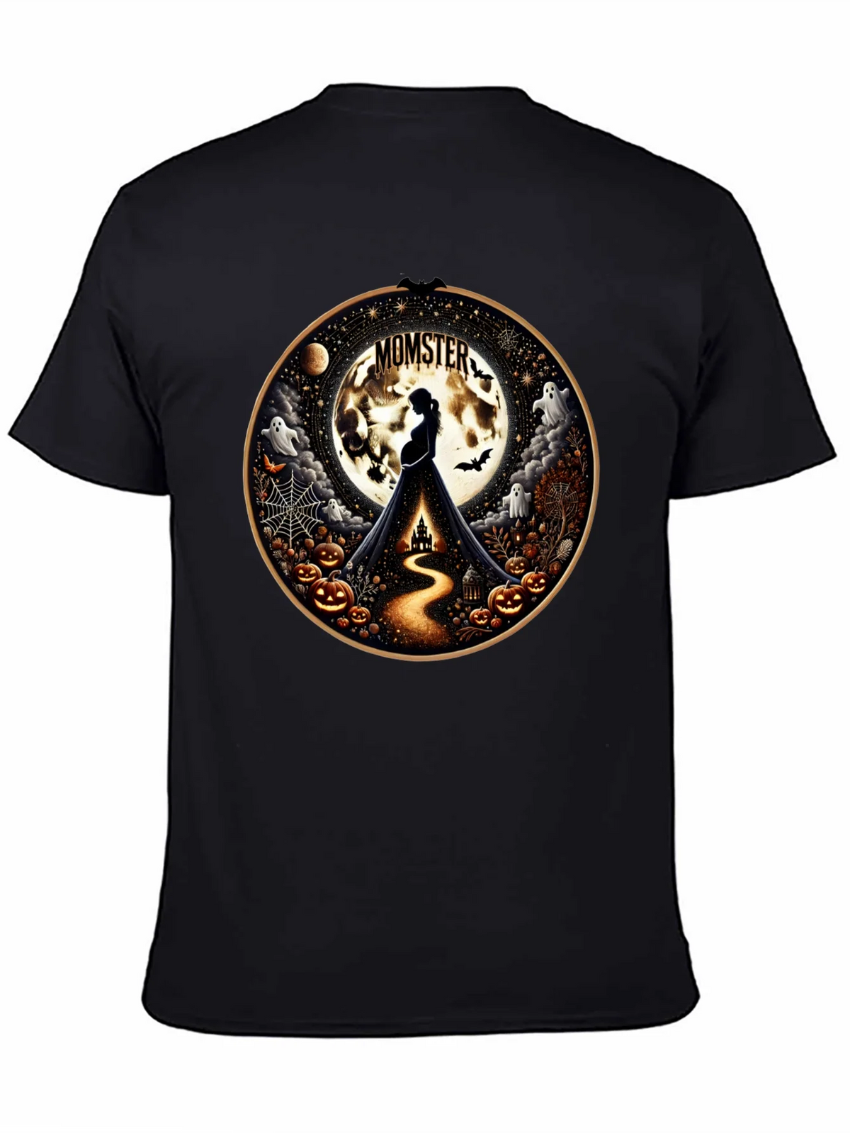 Momster Halloween Pregnancy T-Shirt product image 4