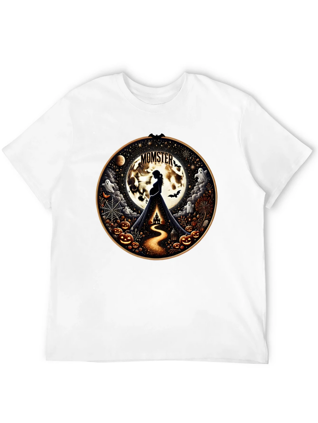 Momster Halloween Pregnancy T-Shirt product image 11