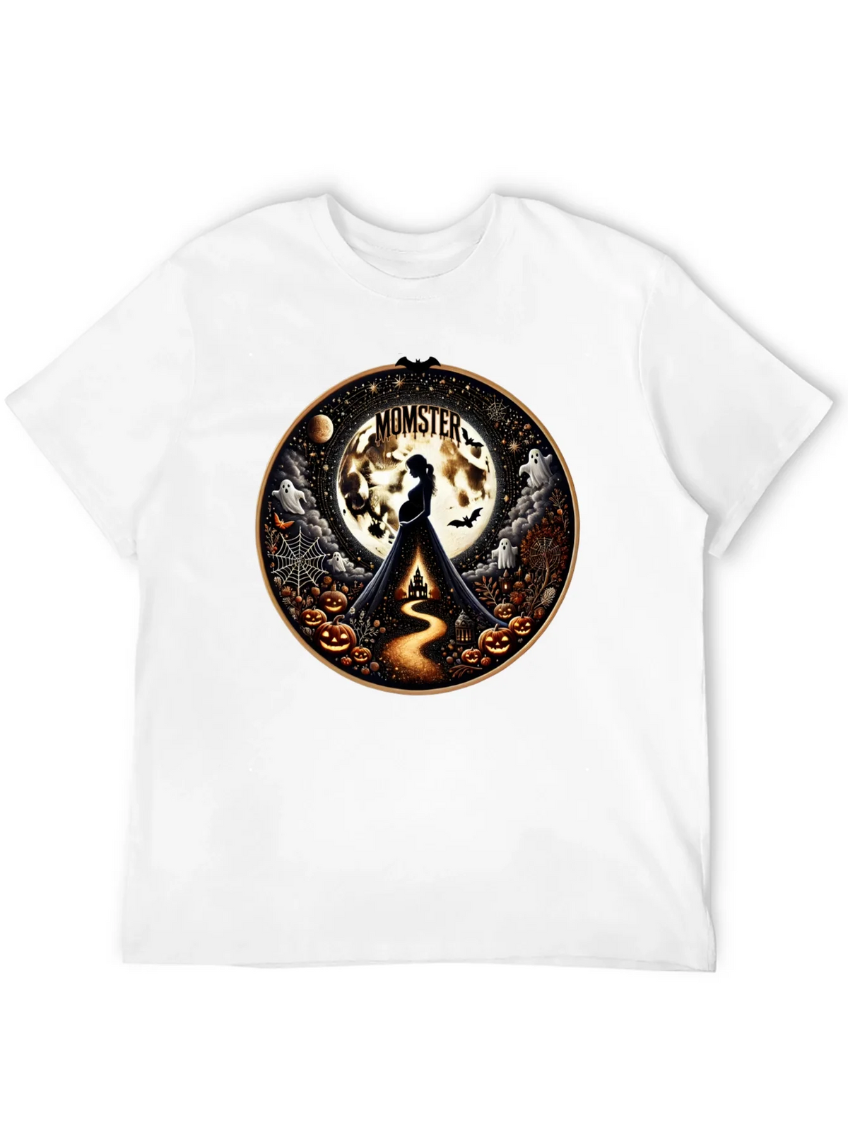 Momster Halloween Pregnancy T-Shirt product image 11