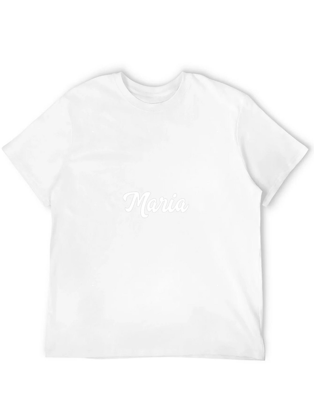 Maria Custom Name Black T-Shirt product image 11