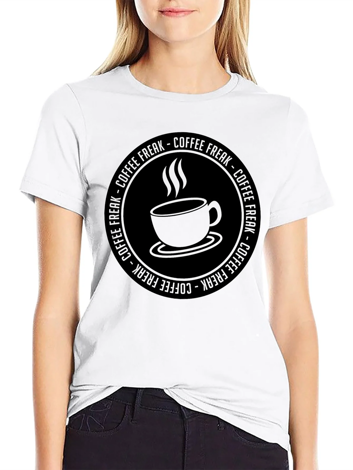 Coffee Freak Graphic T-Shirt - Black product image 8