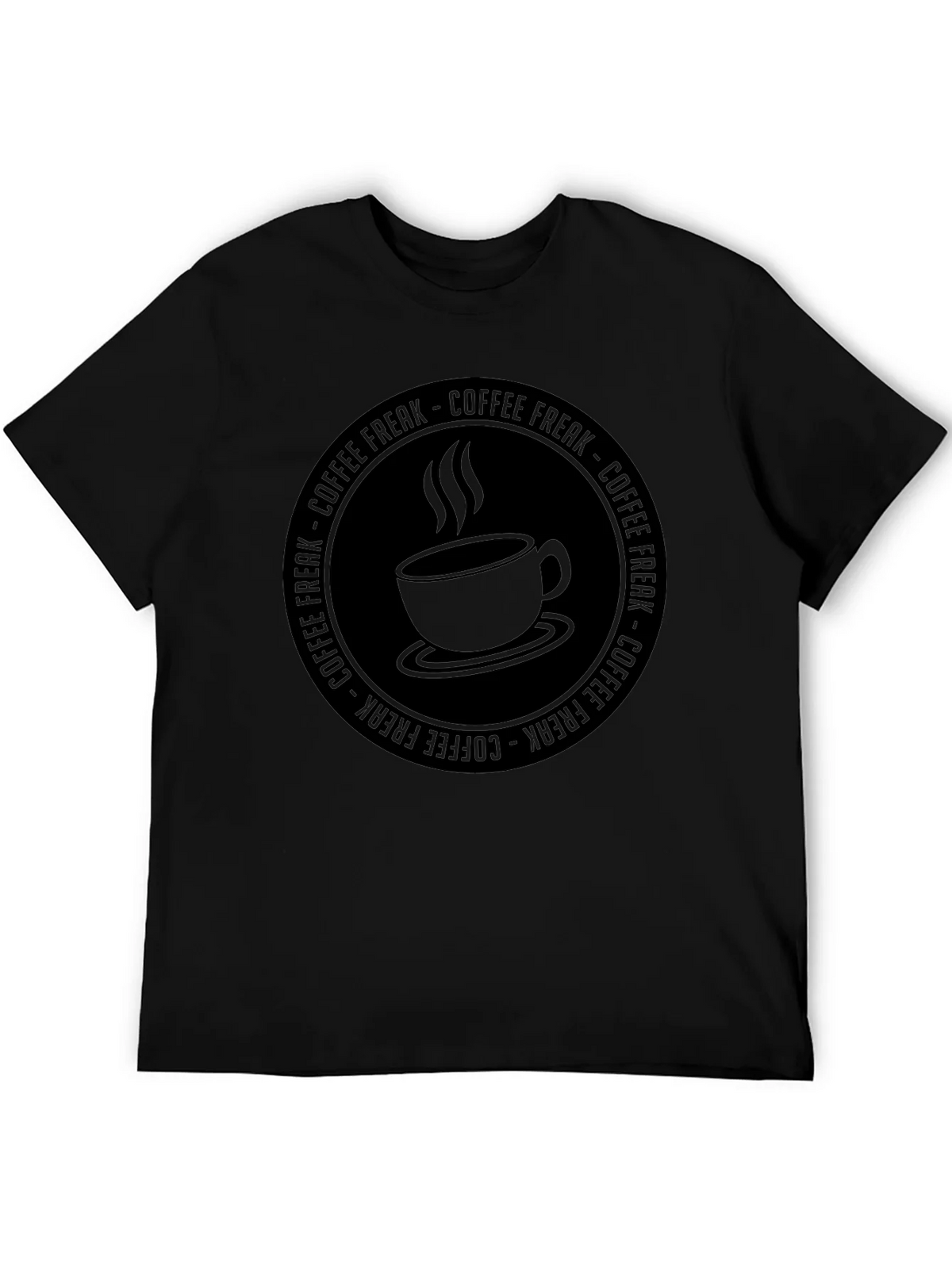 Coffee Freak Graphic T-Shirt - Black product image 5