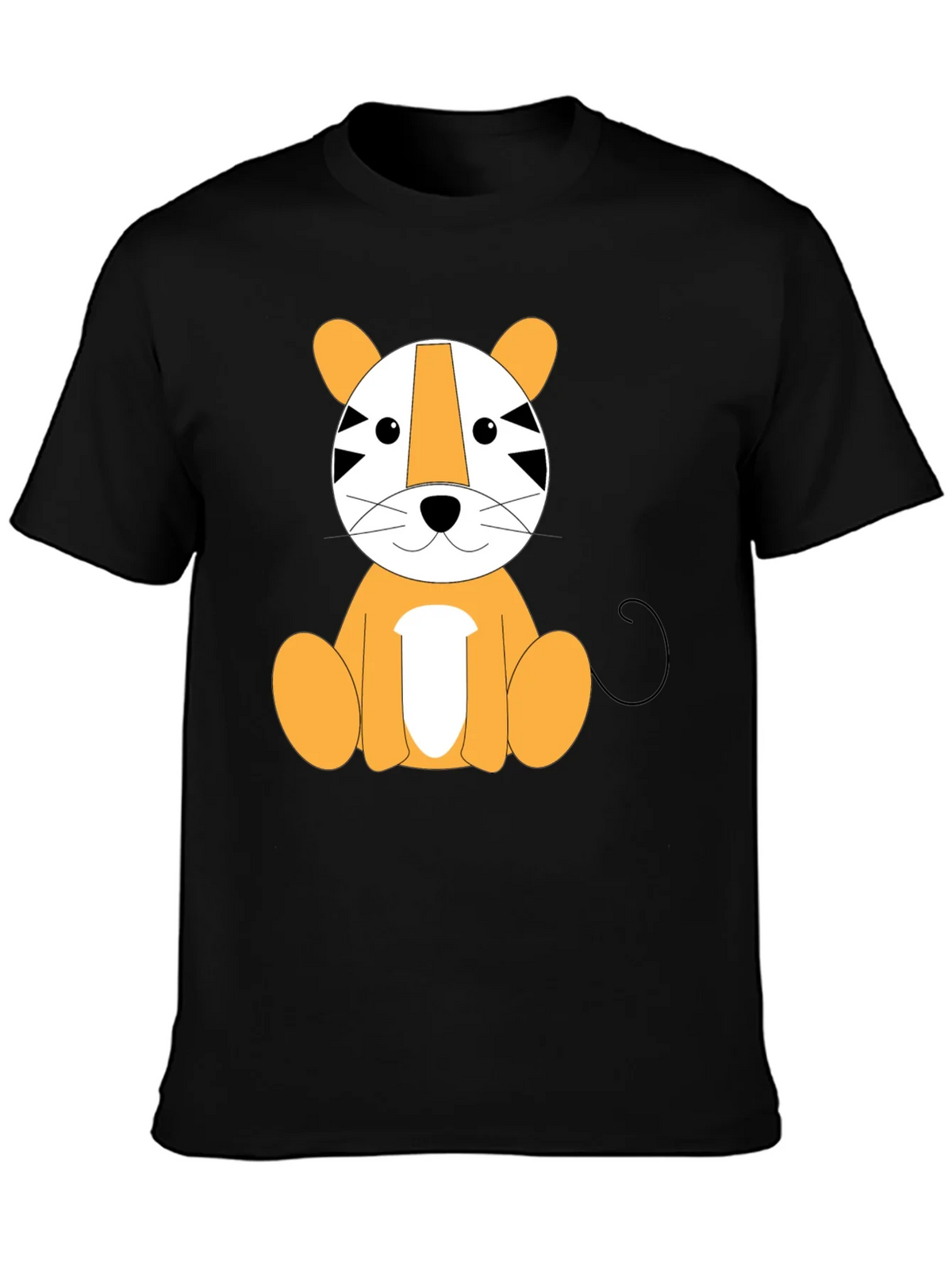 Cute Cartoon Tiger Graphic T-Shirt product image 3