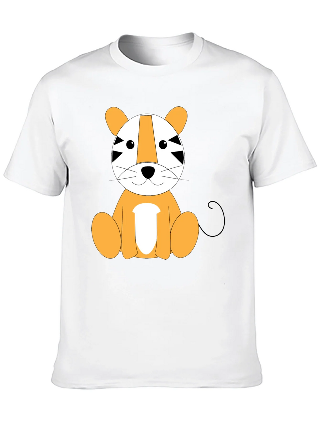 Cute Cartoon Tiger Graphic T-Shirt product image 8