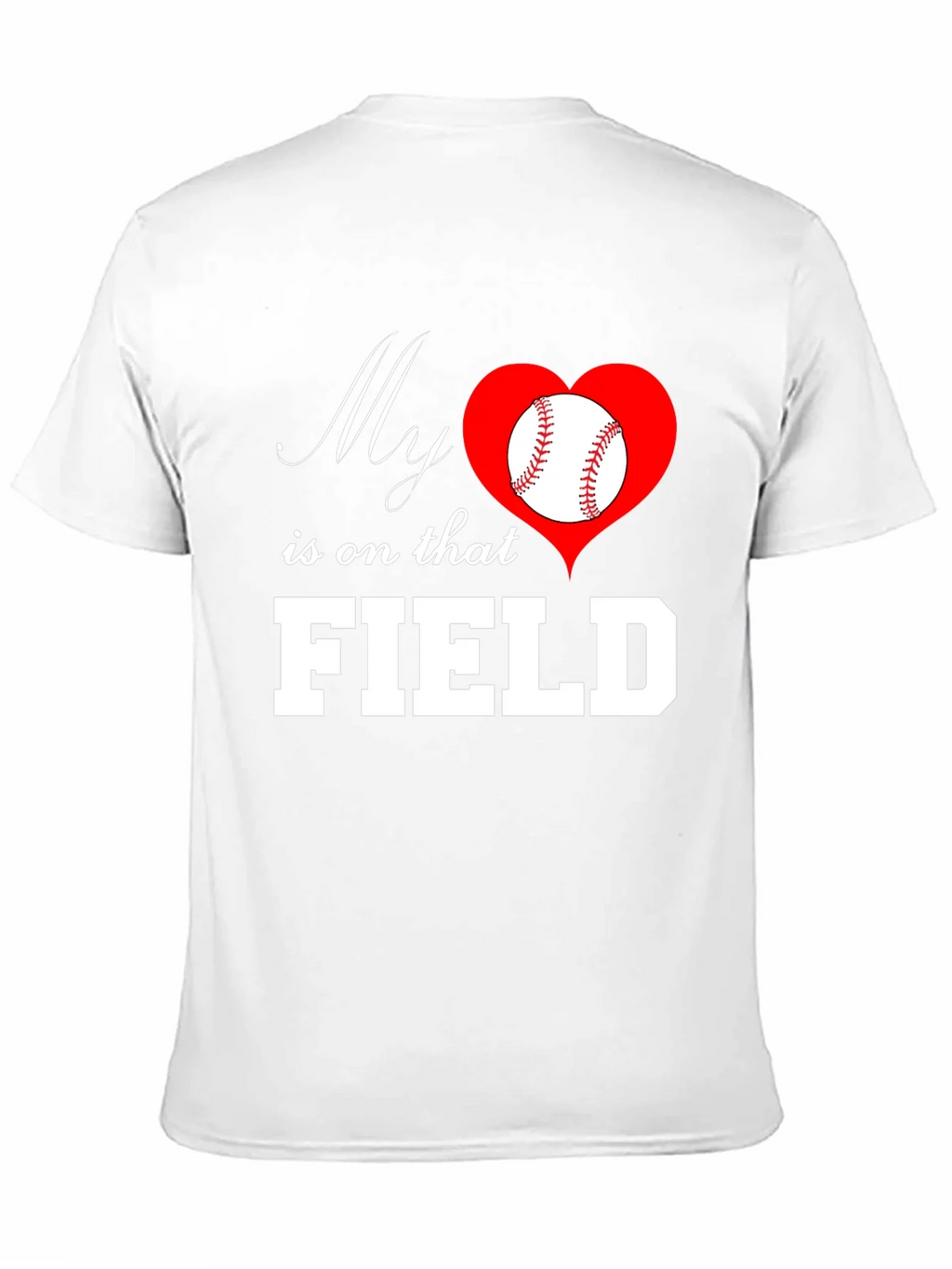 Baseball Mom T-Shirt: My Heart is on That Field product image 10