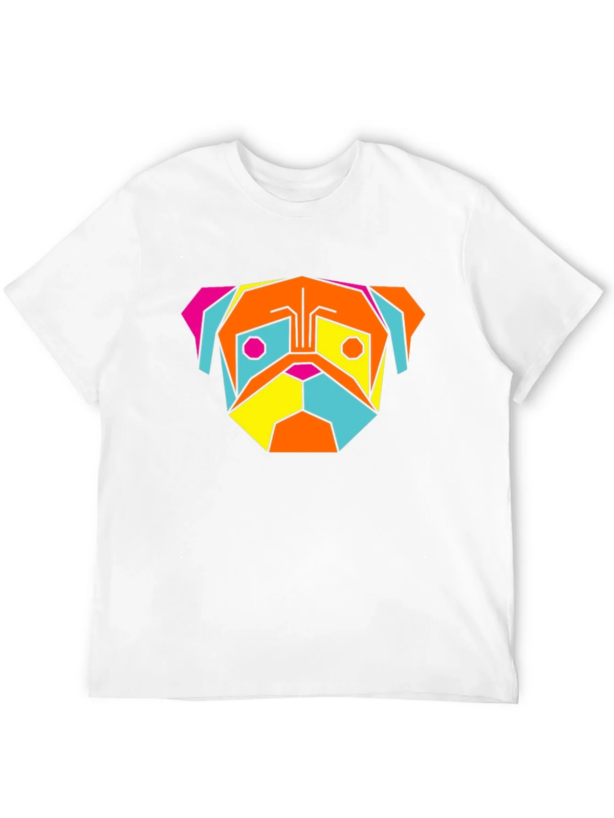 Geometric Pug T-Shirt - Modern Graphic Tee product image 9