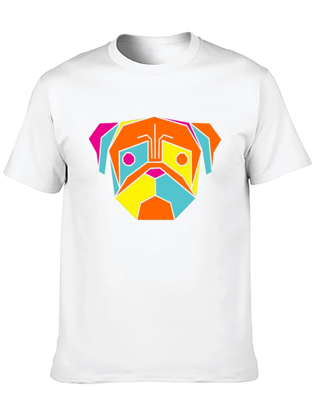 Geometric Pug T-Shirt - Modern Graphic Tee product image 7
