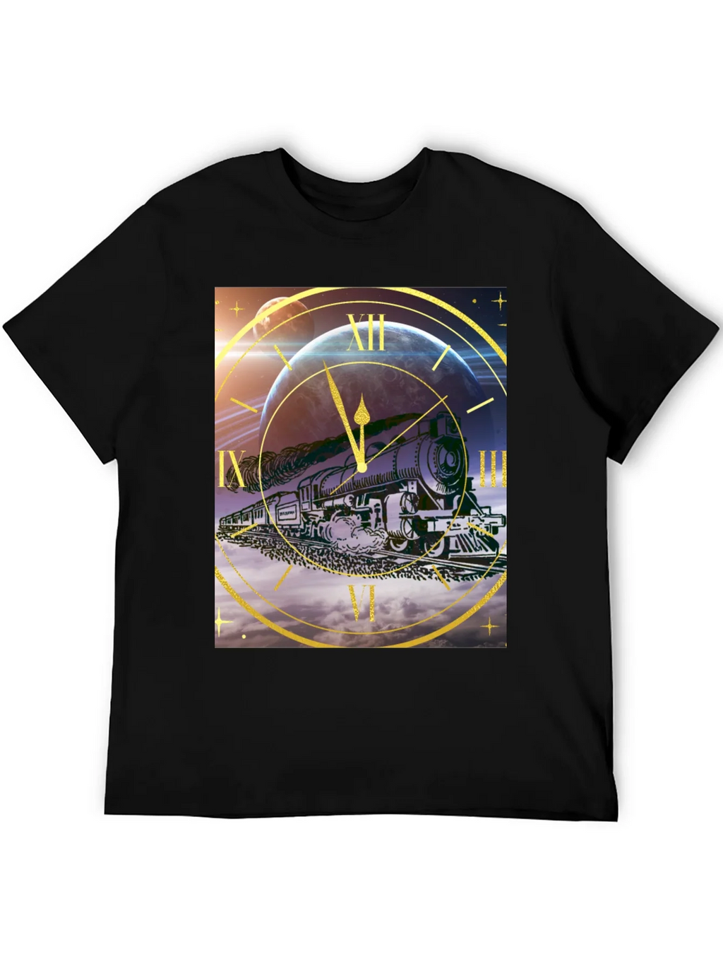 Time Travel Train Graphic Tee product image 5