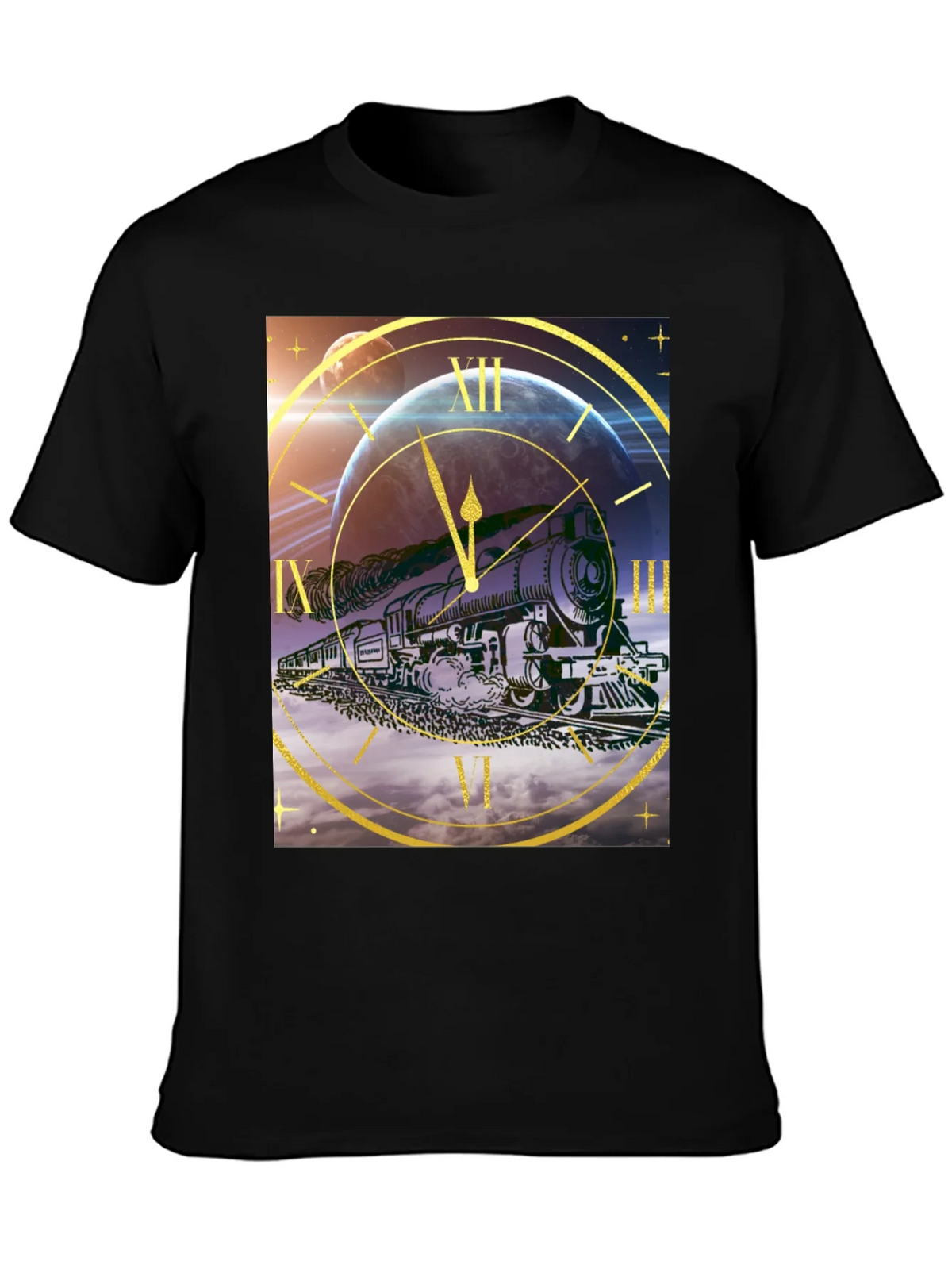 Time Travel Train Graphic Tee product image 3