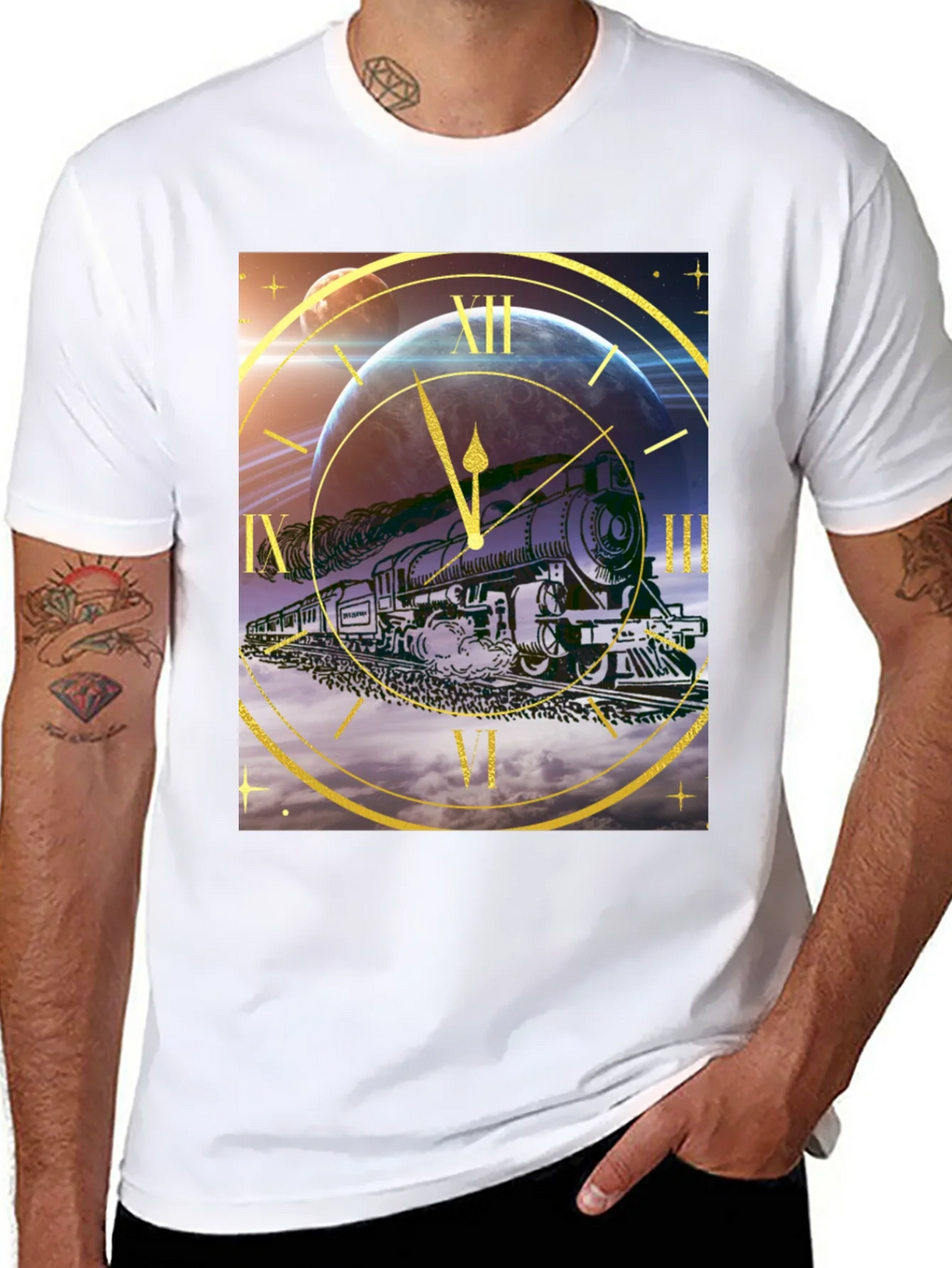 Time Travel Train Graphic Tee product image 7
