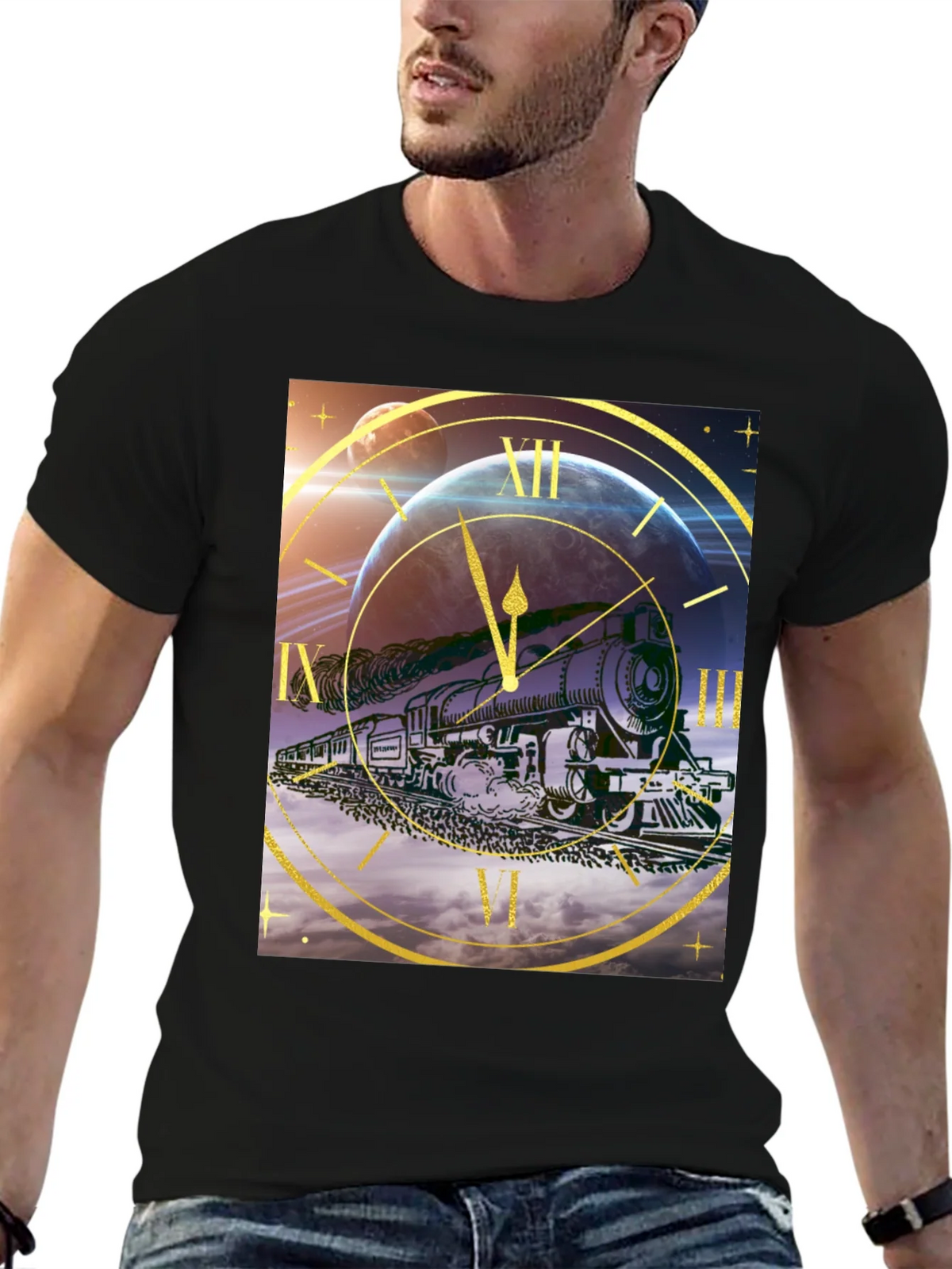 Time Travel Train Graphic Tee product image 6
