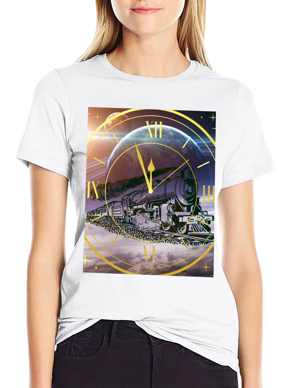 Time Travel Train Graphic Tee product image 8