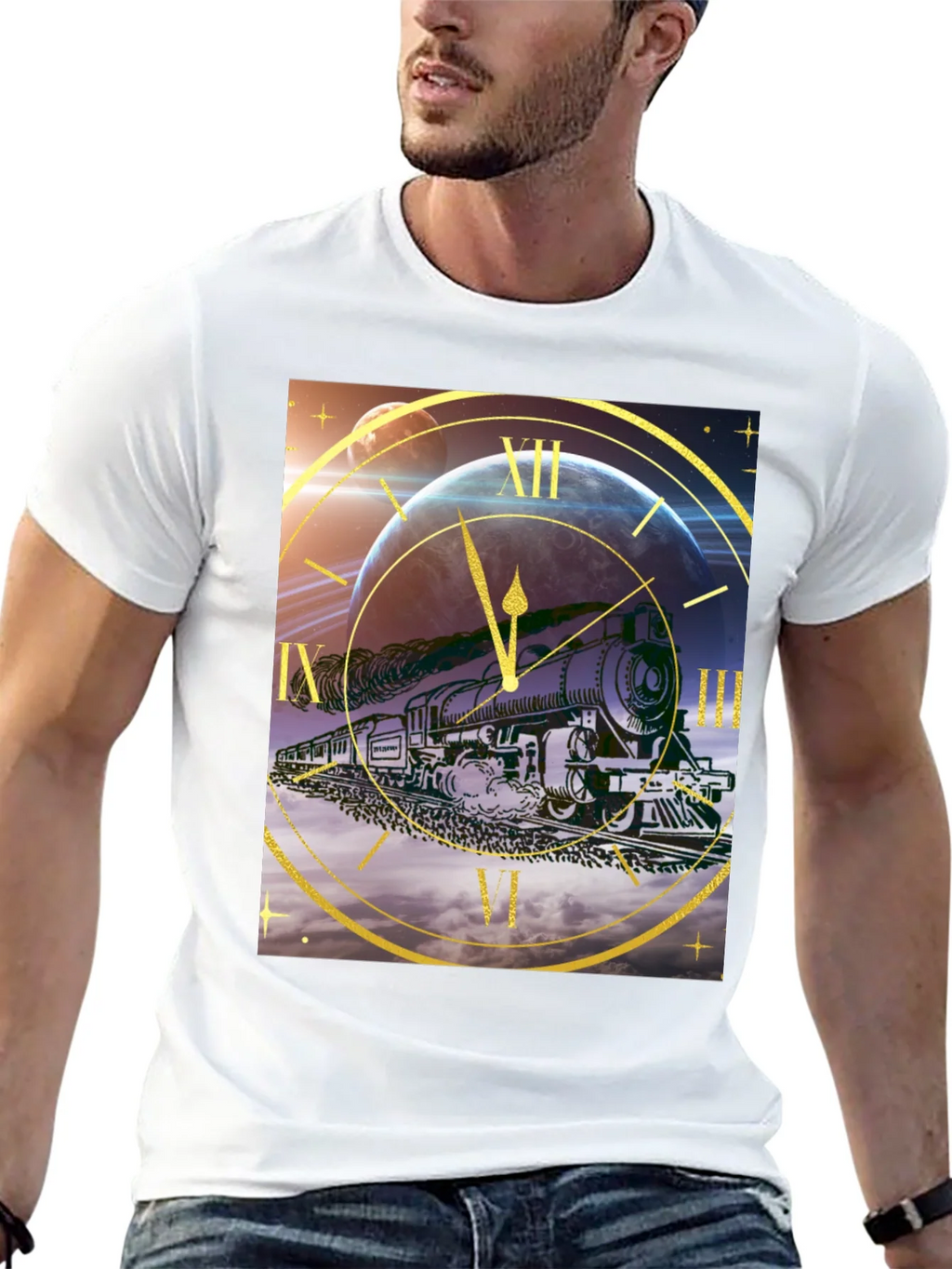 Time Travel Train Graphic Tee product image 12