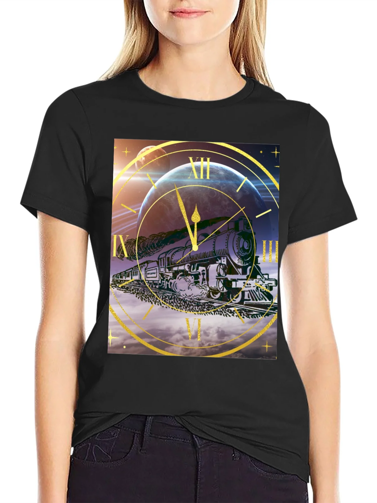 Time Travel Train Graphic Tee product image 2
