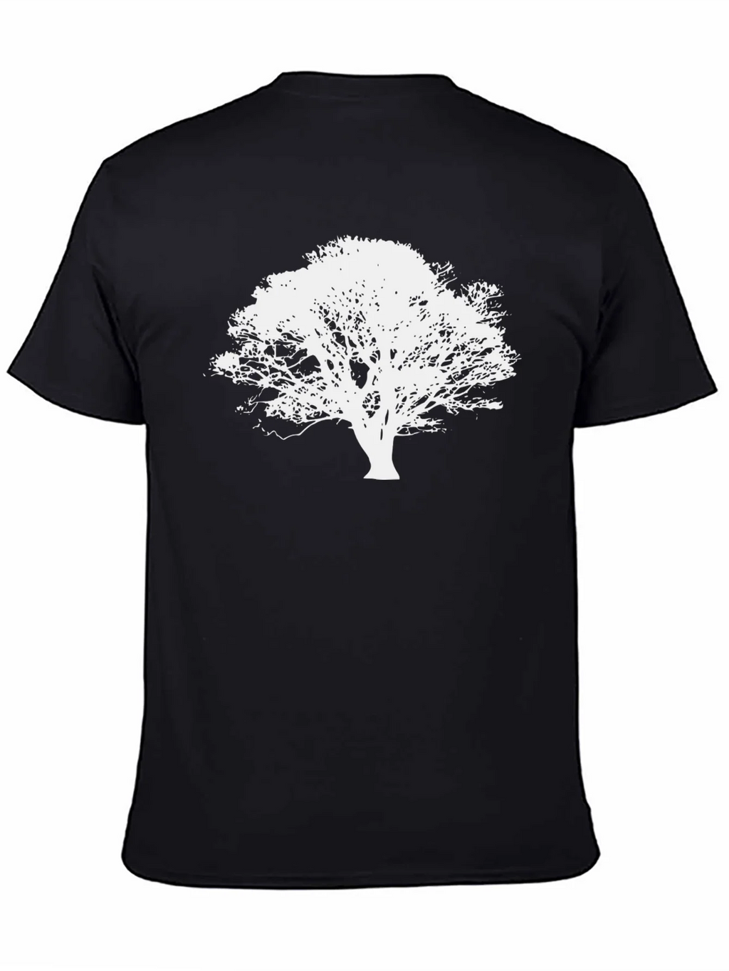 Nature Tree Silhouette Black T-Shirt product image 4