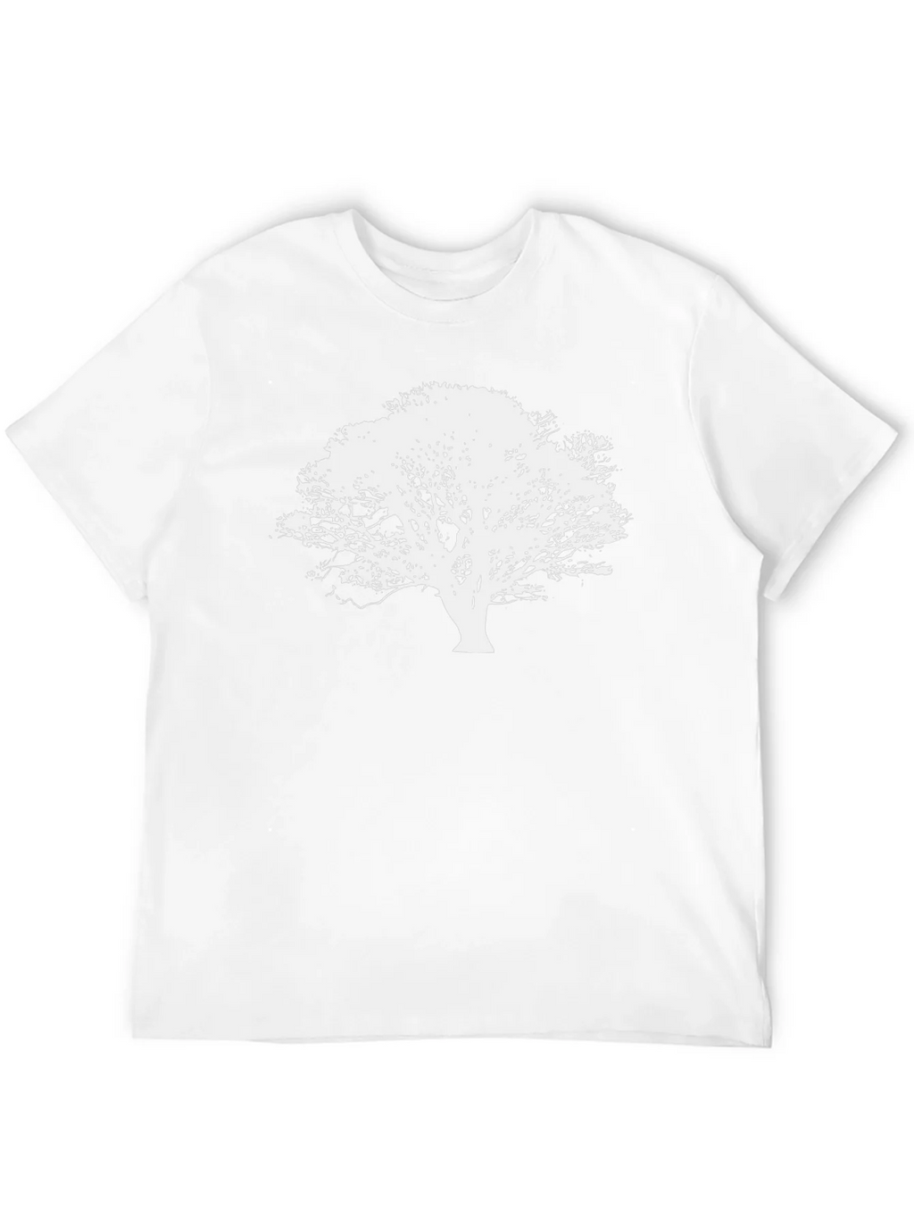 Nature Tree Silhouette Black T-Shirt product image 11