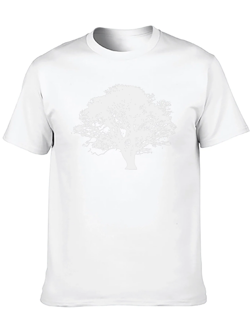 Nature Tree Silhouette Black T-Shirt product image 9