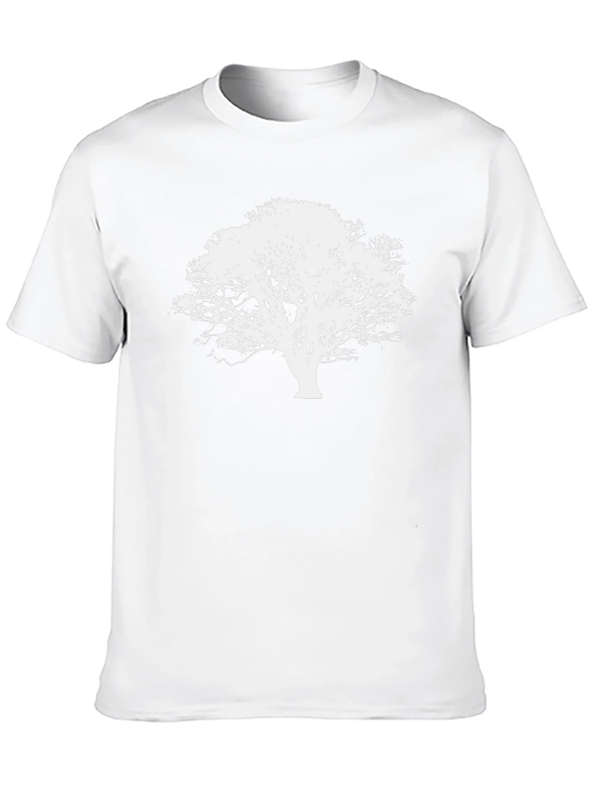 Nature Tree Silhouette Black T-Shirt product image 9