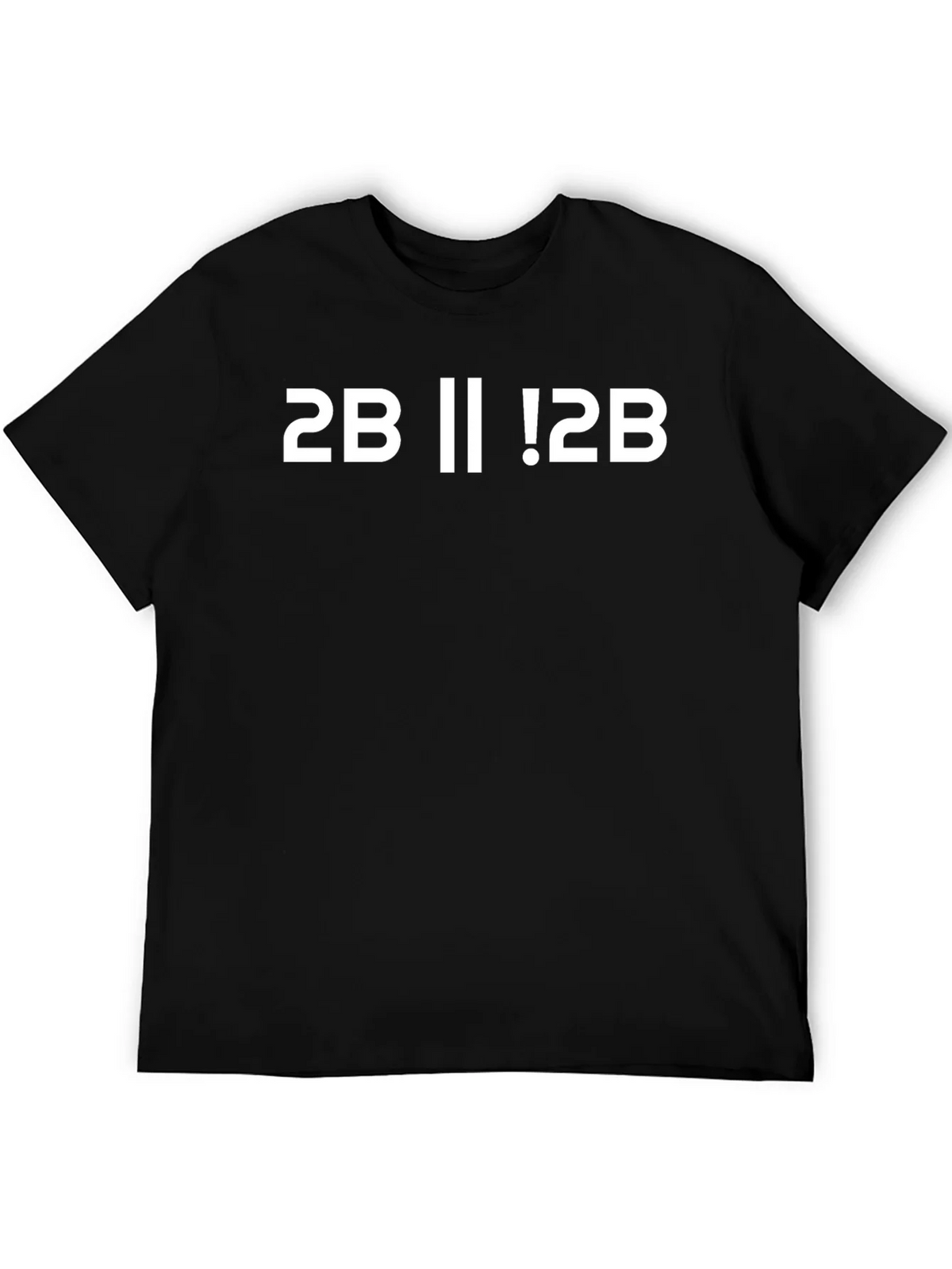 2B or Not 2B T-Shirt - Black Cotton product image 5