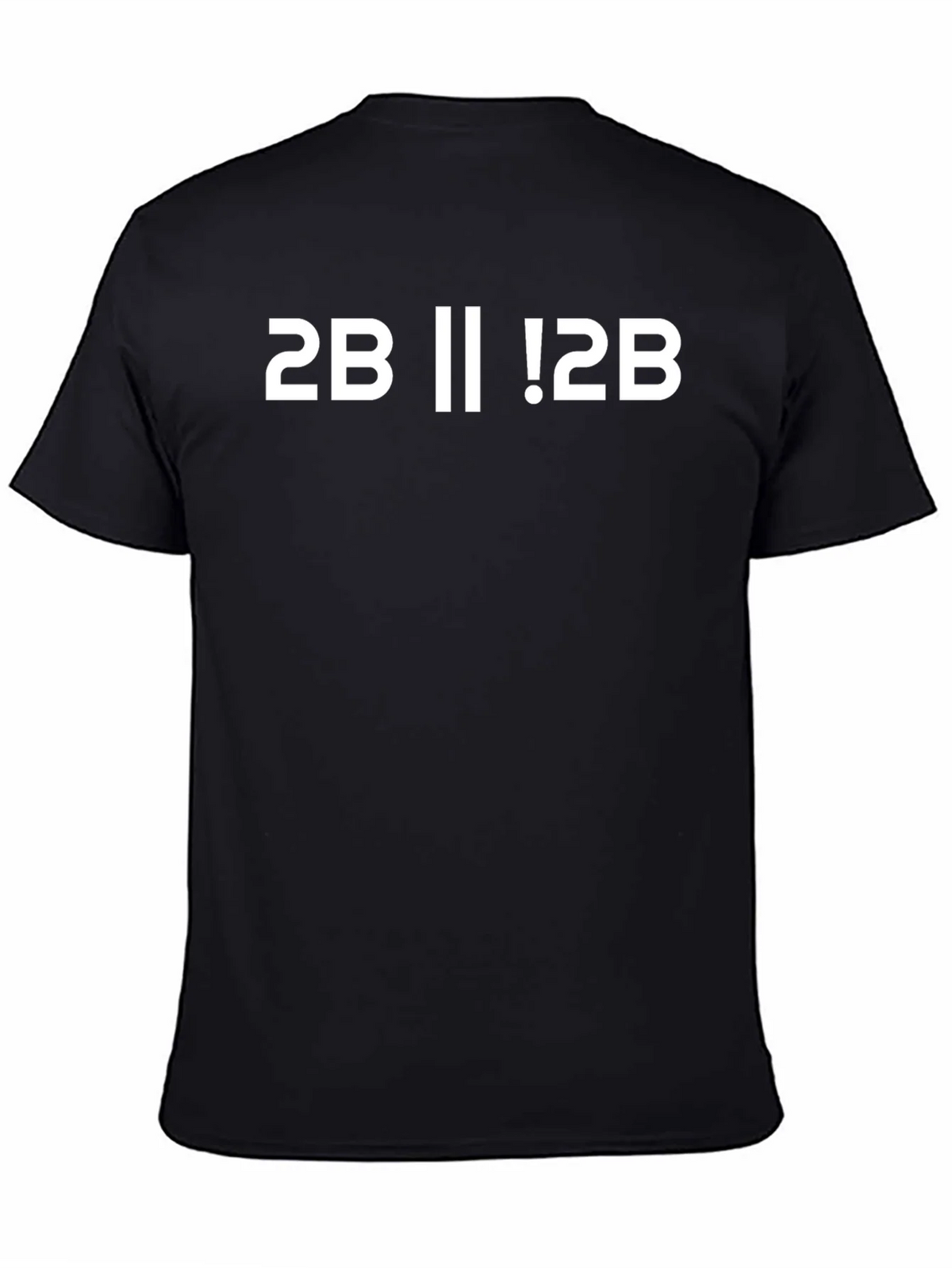 2B or Not 2B T-Shirt - Black Cotton product image 4