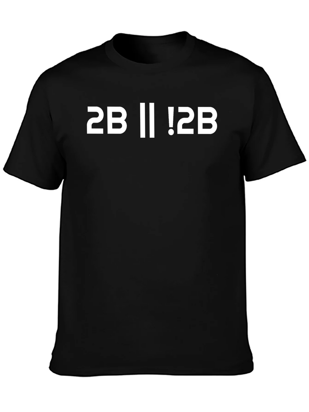 2B or Not 2B T-Shirt - Black Cotton product image 3