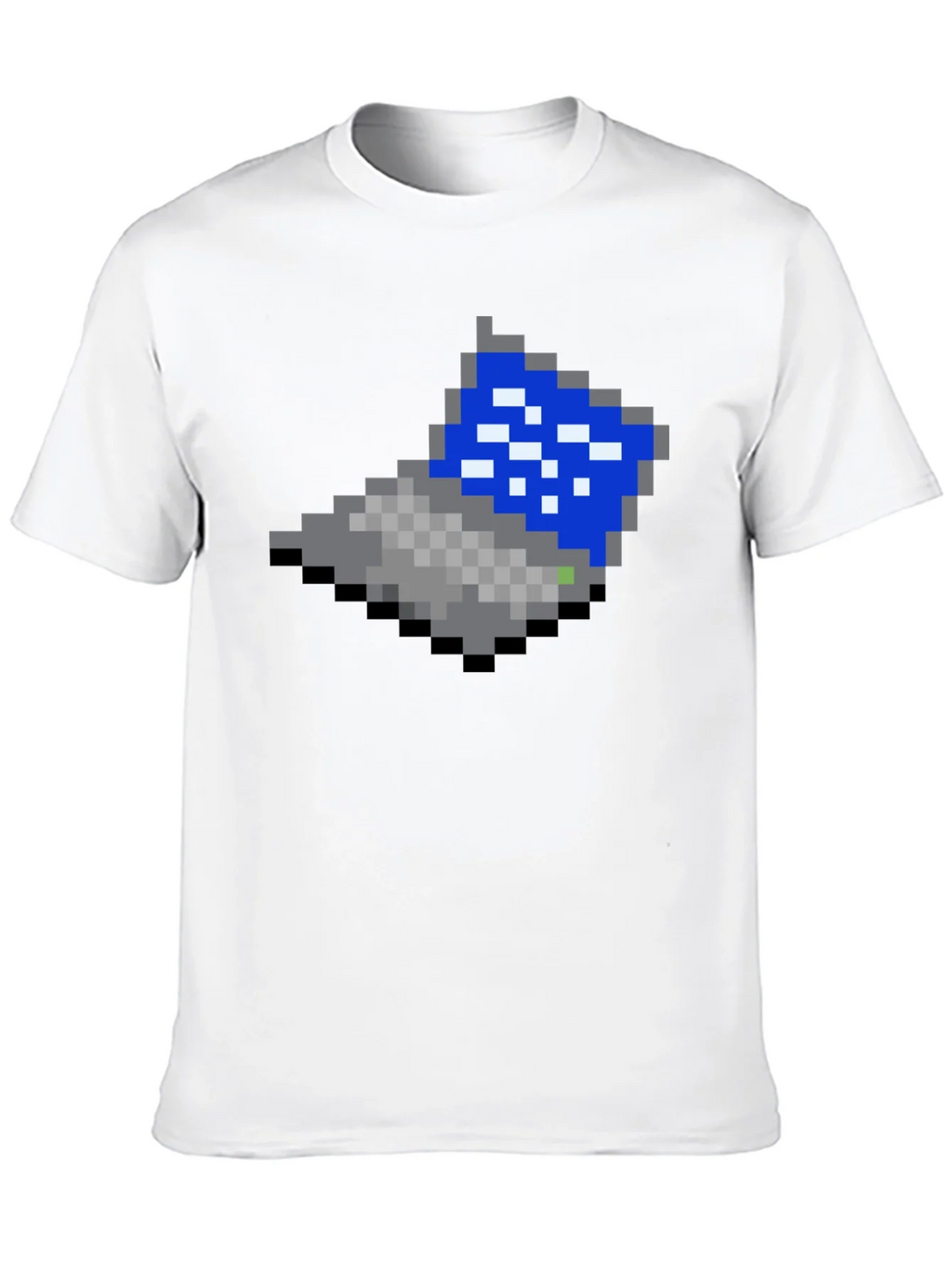 Retro 8-Bit Laptop Graphic T-Shirt product image 9