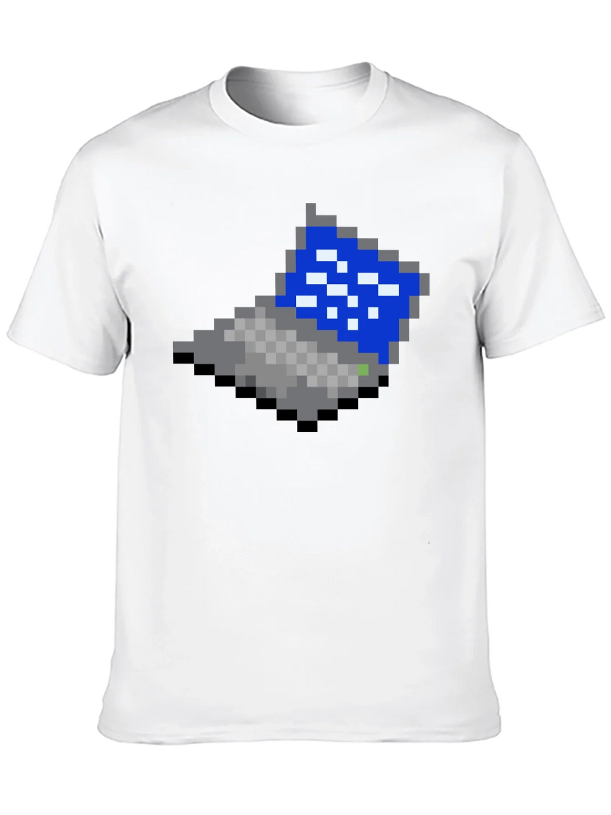 Retro 8-Bit Laptop Graphic T-Shirt product image 9