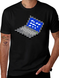 Retro 8-Bit Laptop Graphic T-Shirt product image 1