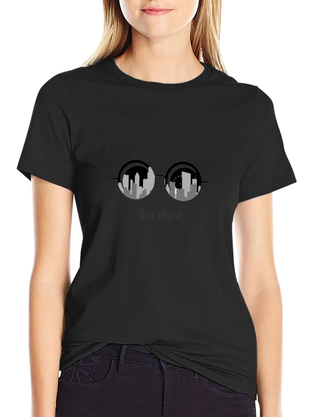 City View Graphic Tee - Modern Mens T-Shirt product image 2