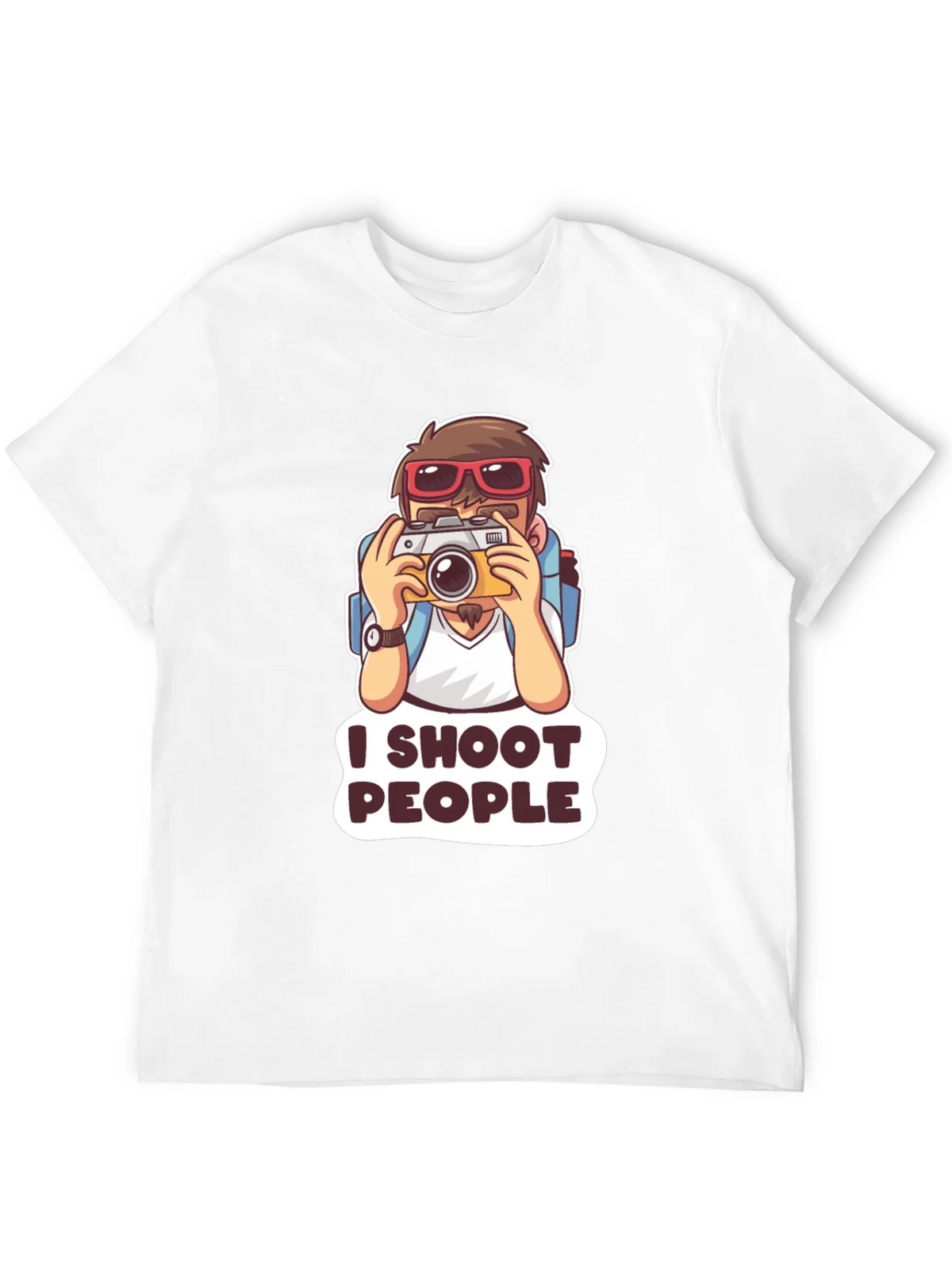 I Shoot People T-Shirt - Photography Humor Tee product image 3